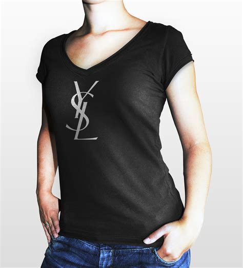 ysl womens tee|Saint Laurent Tops for Women .